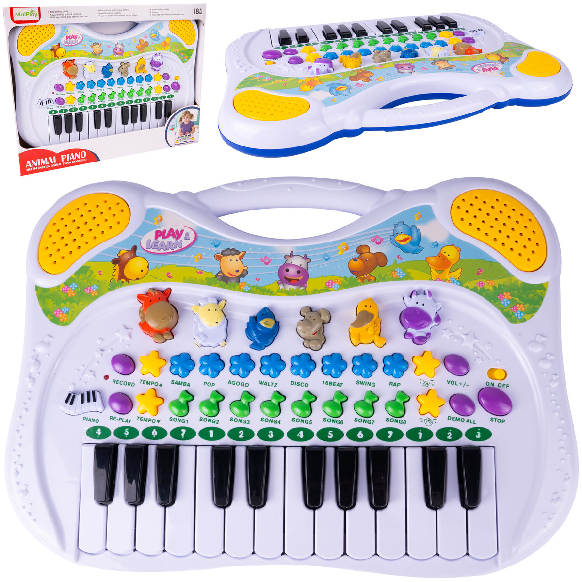 Organki elektroniczne Zwierzaki, MalPlay
