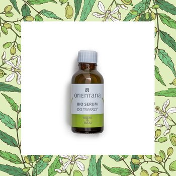 Orientana, bio serum do twarzy neem&tulsi, 30 ml - Orientana