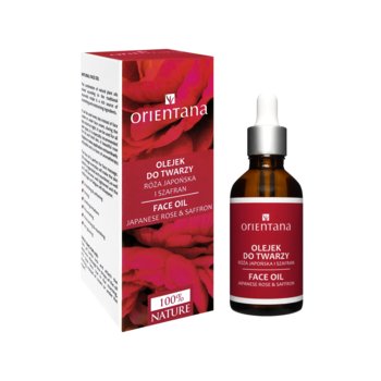Orientana, olejek do twarzy róża japońska i szafran, 55 ml - Orientana