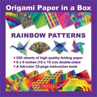 Origami Paper in a Box - Rainbow Patterns - Tuttle Publishing | Książka ...