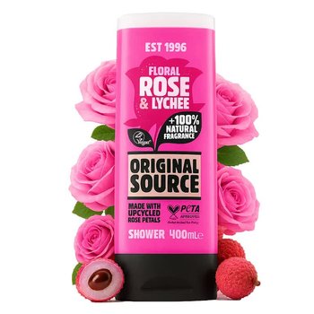 Original Source żel pod prysznic z olejkiem eterycznym nawilżajacy długo pachnacy różany 400ml - Original Source