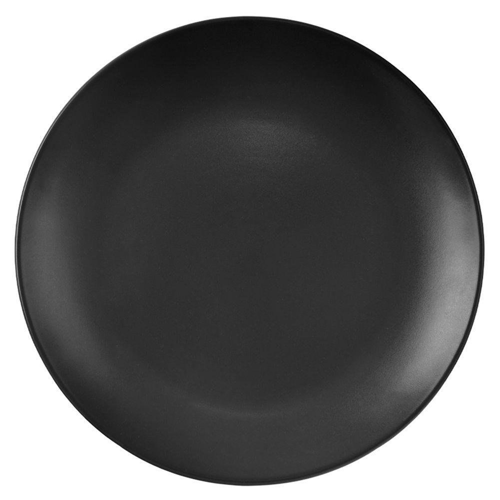 Фото - Тарілка Orion Talerz deserowy płaski płytki ceramiczny talerzyk na desery czarny A 
