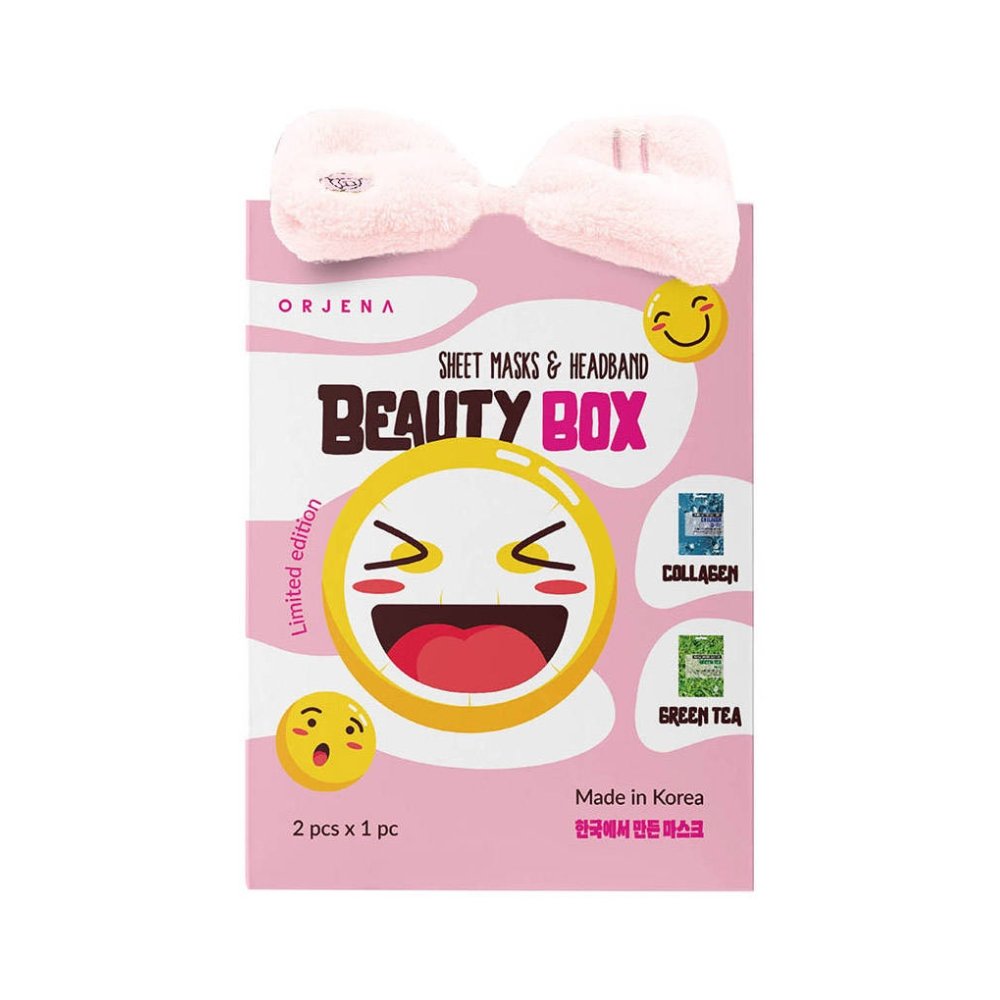 Orjena, Beauty Box Sheet Masks & Headband, Zestaw Maseczek W Płachcie Z ...