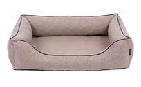 Ortopedyczne legowisko dla psa małego Goldena 100x75 cm Sofa Mallorca Orthopedic kolory beż/czarny