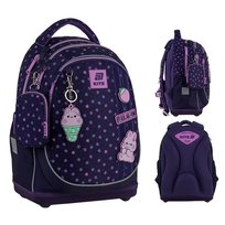 Ortopedyczny plecak szkolny do 1 klasy dla dziewczynek 6-8 lat Feel Good Zając Kite