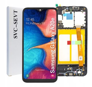 ORYGINAŁ WYŚWIETLACZ EKRAN LCD DO SAMSUNG GALAXY A20E RAMKA SM-A202F - Zila