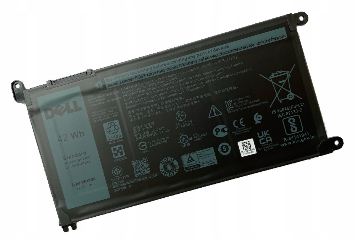 Dell Vostro 5490 3 Cell 42WHr Battery Type WDX0R Part Numbers FW8KR Y3F7Y 3CRH3 T2JX4 Dell Vostro 5490 3 Cell 42WHr Battery Type WDX0R Part Numbers FW8KR Y3F7Y 3CRH3 T2JX4