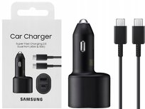 ORYGINALNA ŁADOWARKA SAMOCHODOWA SAMSUNG S23 S24 60W (45W + 15W) + KABEL C