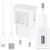 Oryginalna Ładowarka sieciowa Samsung EP-TA50EWE 7.75W + Kabel USB-C EP-DW700CWE 1.5m biały Samsung