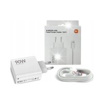 Oryginalna ładowarka Xiaomi 90W HyperCharge Combo GaN USB-A biała PD 6,1A / BHR07ZBEU Zamiennik/inny