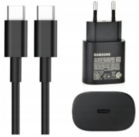 ORYGINALNA SZYBKA ŁADOWARKA SAMSUNG GALAXY 25W PD TA800 + KABEL USB TYP C Do Samsung Galaxy A17 / A27 / A57 / S25 / S26 Samsung