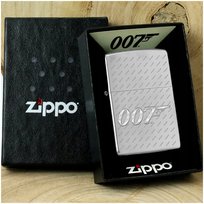 ORYGINALNA ZAPALNICZKA ZIPPO BOND 007 GUN LOGO + GRAWER NA PREZENT +Y