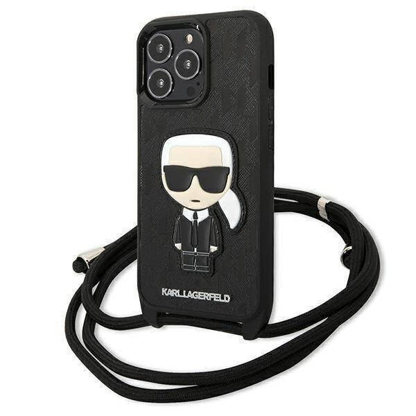 Oryginalne Etui IPHONE 13 PRO MAX Karl Lagerfeld Hardcase Leather ...