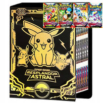 ORYGINALNE NOWE KARTY TCG POKEMON x10 + DODATEK DUŻY ALBUM GOLD XXL KLASER