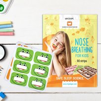 Oryginalne Plastry Myotape Nose Breathing for kids 90 sztuk Kolorowe Wzory