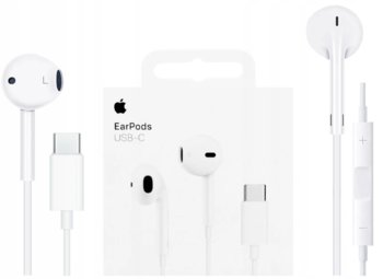 Oryginalne Słuchawki Apple Earpods Usb-C Mtjy3Zm/A Do Iphone 16 / 16 Pro / 16 Pro Max - Apple