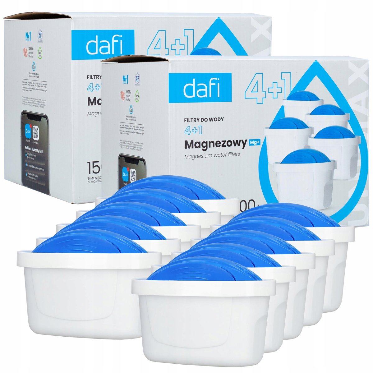 Dafi Round Oryginalny filtr Dafi Classic MG+ do dzbanek filtrujący Dafi szklany ...