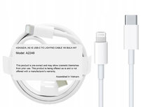 ORYGINALNY KABEL USB C > APPLE LIGHTNING 4GN33Z/A 1m iPhone 13 14 15 16 96W Apple