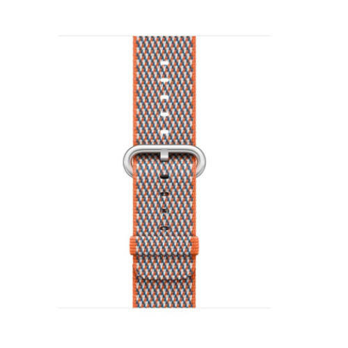 Фото - Ремінець для годинника / браслета Apple Oryginalny Pasek  Watch Woven Nylon Spicy Orange 38mm 