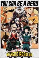 Oryginalny plakat na ścianę z anime My Hero Academia do salonu 61x91,5 cm My Hero Academia