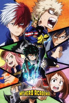 Oryginalny plakat na ścianę z anime My Hero Academia do salonu 61x91,5 cm - Pyramid Posters