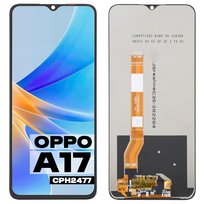 Oryginalny wyświetlacz LCD + ekran dotykowy Oppo A17 CPH2477 A17k A77 (Regenerowany)