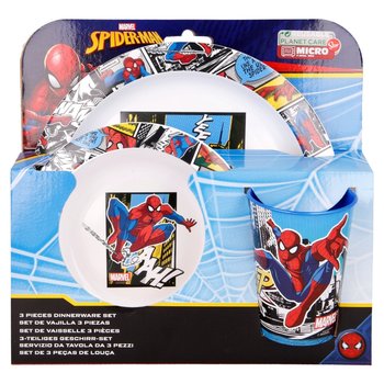 Oryginalny zestaw 3 naczyń obiadowych Spiderman Spider-man - Stor