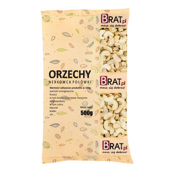 Orzechy nerkowca połówki 500g - BRAT.pl