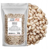 ORZECHY PINIOWE 100g Orzeszki pini orzech naturalne świeże jakość Kol-Pol Kol-pol