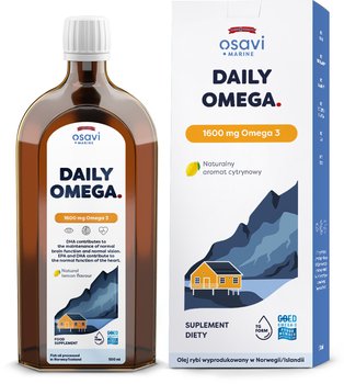 Osavi - Daily Omega, 1600mg Omega 3, Cytryna, 500 ml - Osavi