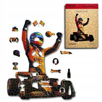 Oscar Piastri Drewniane Puzzle A3 M Duże Formuła Prezent Na Święta HIT ECO