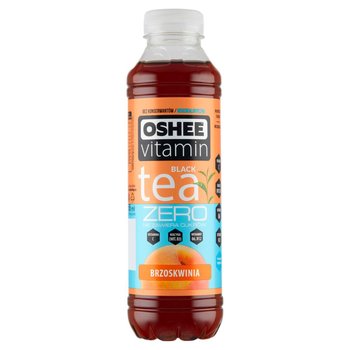 Oshee Vitamin Black Tea Zero Niegazowany napój herbaciany o smaku brzoskwiniowym 555 ml - Oshee