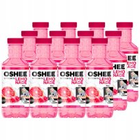 Oshee Vitamin Lemonade Napój niegazowany o smaku maliny i grejpfruta 555 ml x 12 sztuk