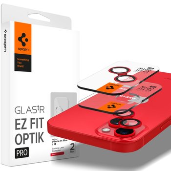 Osłona Aparatu Spigen Optik.Tr Ez Fit Camera Protector - Apple Iphone 14 / 14 Plus (2 Szt.) (Red) - Spigen