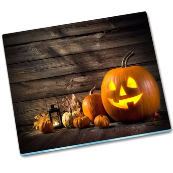 Osłona kuchenna deska Dynia na halloween - 60x52 cm - Tulup
