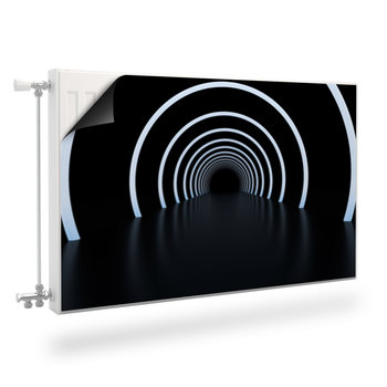 Osłona MAGNETYCZNA Na Kaloryfer Abstrakcyjny Tunel Efekt 3D 120cm x 60cm - Muralo