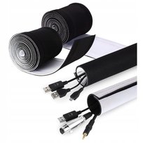 Osłona Maskownica na przewody elektryczne rzep 2m kablowa Wobell