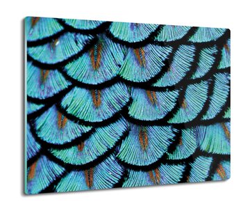 osłona na indukcję z foto Pióra rybia łuska 60x52, ArtprintCave - ArtPrintCave