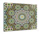 osłona na płytę indukcyjną Mozaika kwiaty 60x52, ArtprintCave - ArtPrintCave