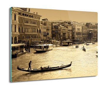 osłona na płytę indukcyjną Wenecja gondola 60x52, ArtprintCave - ArtPrintCave