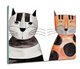 osłona płyty kuchennej z foto Kolorowe koty 60x52, ArtprintCave - ArtPrintCave