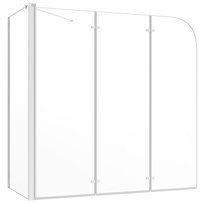 Osłona prysznicowa aluminiowa 120x130 cm, szkło ha