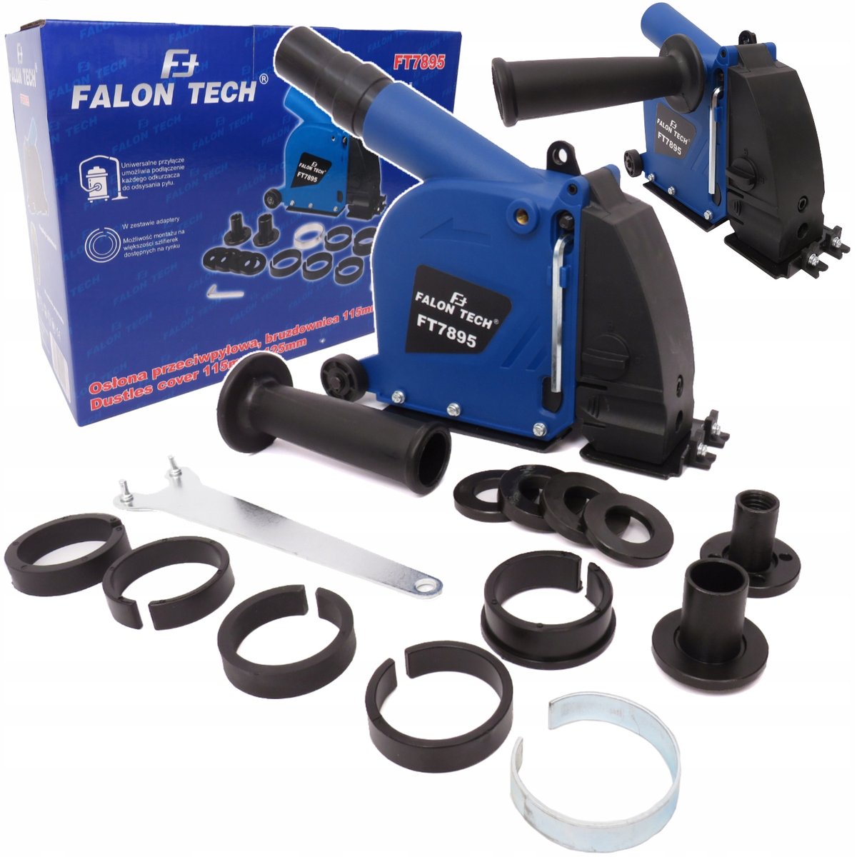 OSŁONA PRZECIWPYŁOWA DO SZLIFIERKI BRUZDOWNICA 125MM-Zdjęcie-0