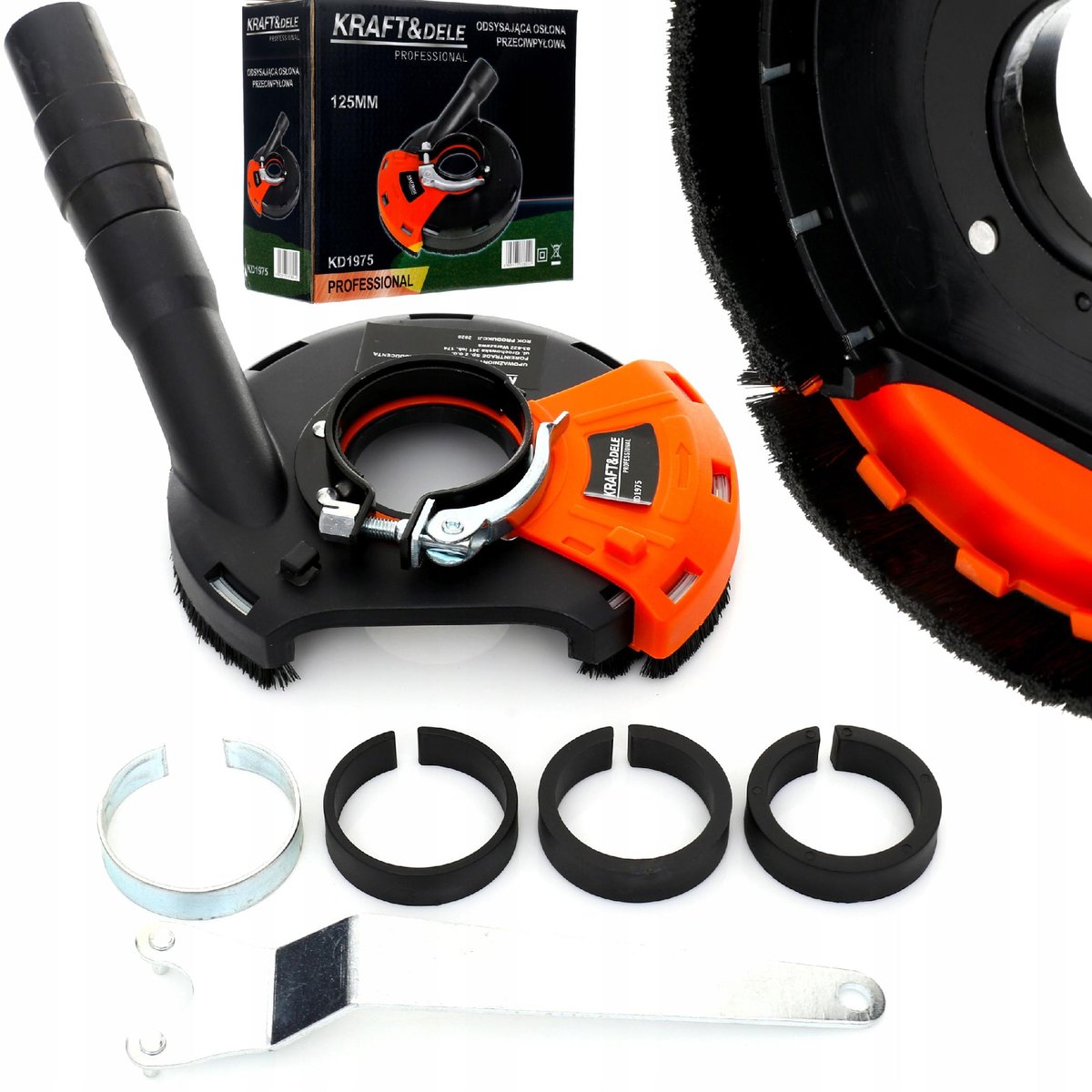 Osłona Przeciwpyłowa Odsysająca Do Szlifierki 125-Zdjęcie-0