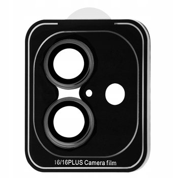 Osłona Szkło Hartowane 9h Na Obiektyw Aparat Do Iphone 16 / 16 Plus - Czarny / Cppaip16pl01 - Inny producent