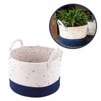 Osłonka dekoracyjna doniczka Boho koszyczek pleciony Altom Design 32x22 cm