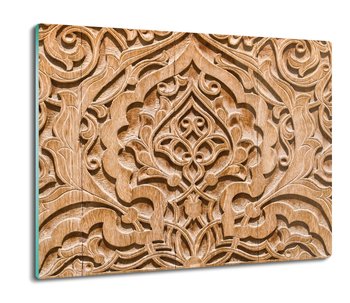 osłonka kuchenna z nadrukiem Drewno ornament 60x52, ArtprintCave - ArtPrintCave
