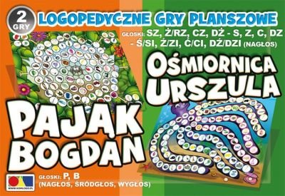 Ośmiornica Urszula Pająk Bogdan, gra edukcyjna, Komlogo, gra planszowa
