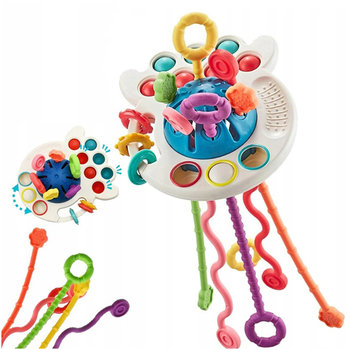 Ośmiornica Zabawki Edukacyjne Interaktywne Dla Dzieci Montessori 18Msc+ - Revento