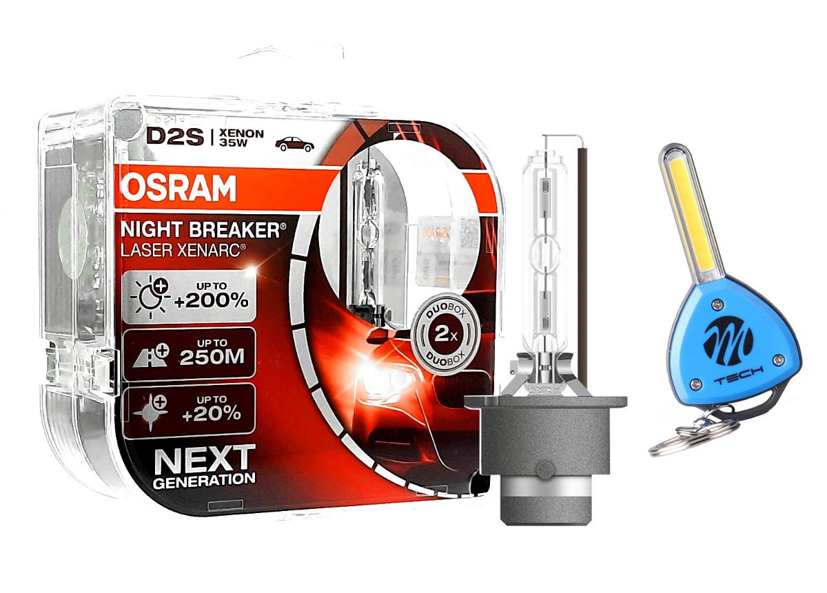 Osram D2S Night Breaker Laser Xenarc +200% + BRELOK LATARKA - Osram ...
